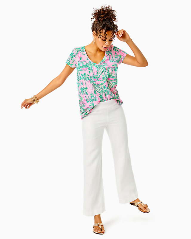 31" Deri Linen Palazzo Pant | Lilly Pulitzer Outlet - LillypulitzerOutlets