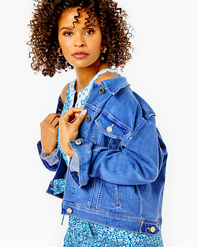 Seaspray Denim Jacket | Lilly Pulitzer Outlet - LillypulitzerOutlets