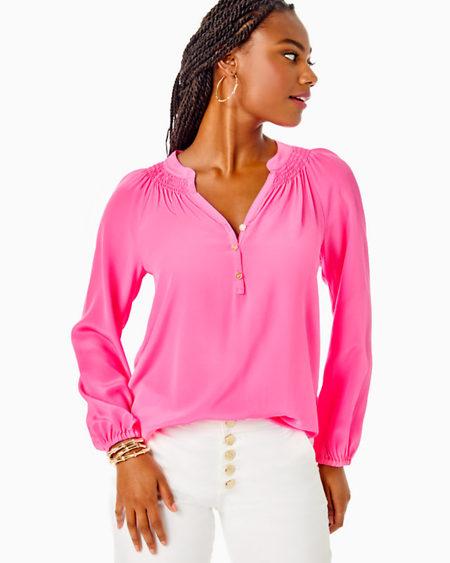 Elsa Silk Top | Lilly Pulitzer Outlet | Lilly Pulitzer Outlet - LillypulitzerOutlets
