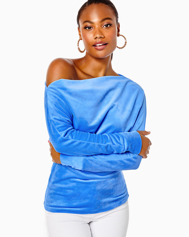 Sheera Velour Top | Lilly Pulitzer Outlet | Lilly Pulitzer Outlet - LillypulitzerOutlets