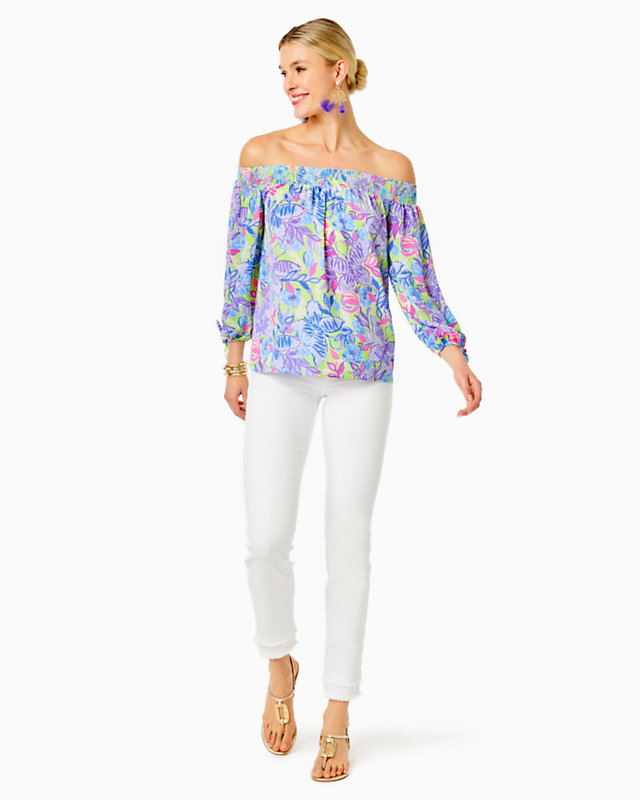 Maryellen Off-The-Shoulder Top | Lilly Pulitzer Outlet | Lilly Pulitzer Outlet - LillypulitzerOutlets