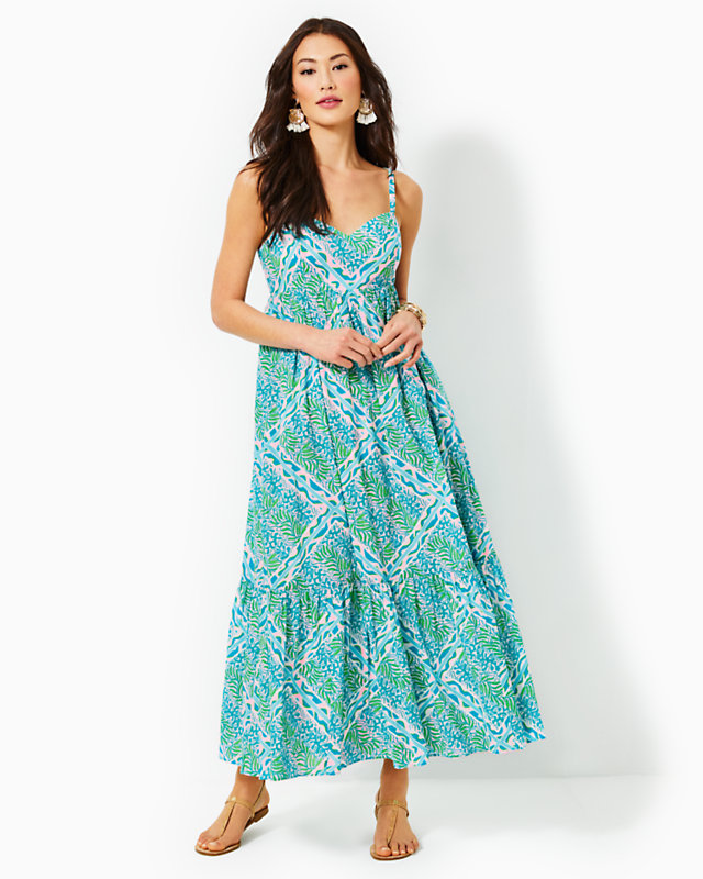 Hiedi Cotton Maxi Dress | Lilly Pulitzer Outlet - LillypulitzerOutlets