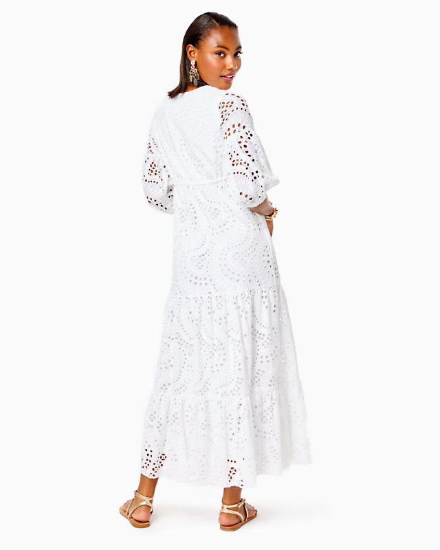 Breanne Eyelet Maxi Dress | Lilly Pulitzer Outlet - LillypulitzerOutlets