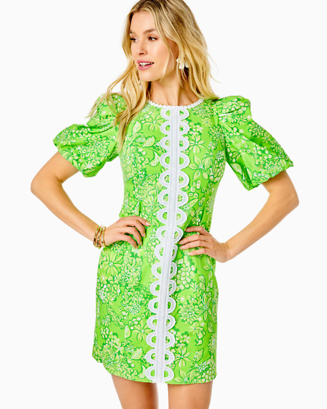 Alyce Elbow Sleeve Stretch Cotton Shift | Lilly Pulitzer Outlet - LillypulitzerOutlets