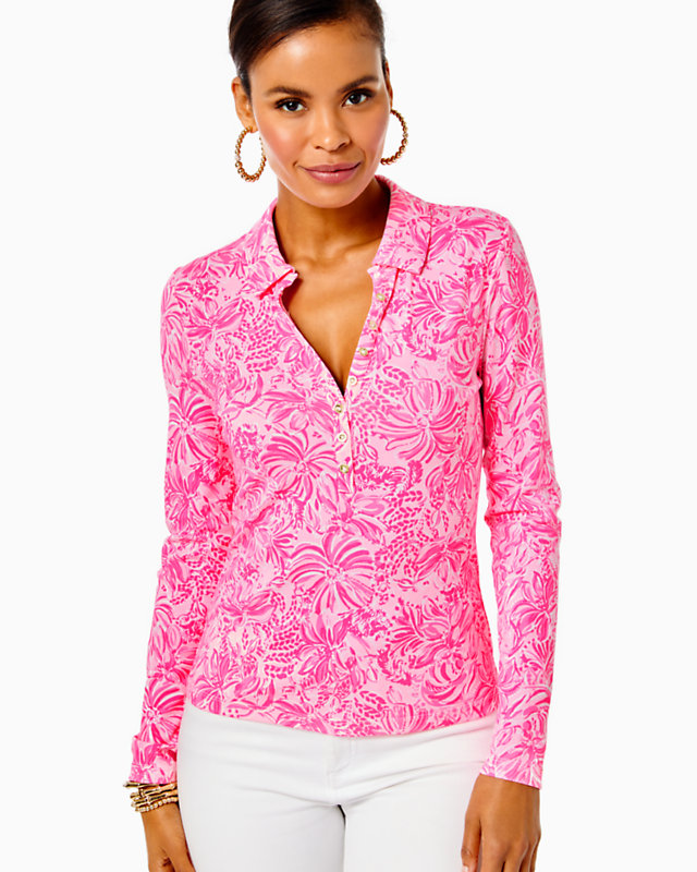 Reema Polo Top | Lilly Pulitzer Outlet | Lilly Pulitzer Outlet - LillypulitzerOutlets