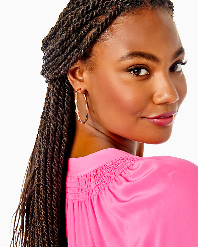 Twilight Hoop Earrings | Lilly Pulitzer Sale | Lilly Pulitzer Outlet - LillypulitzerOutlets