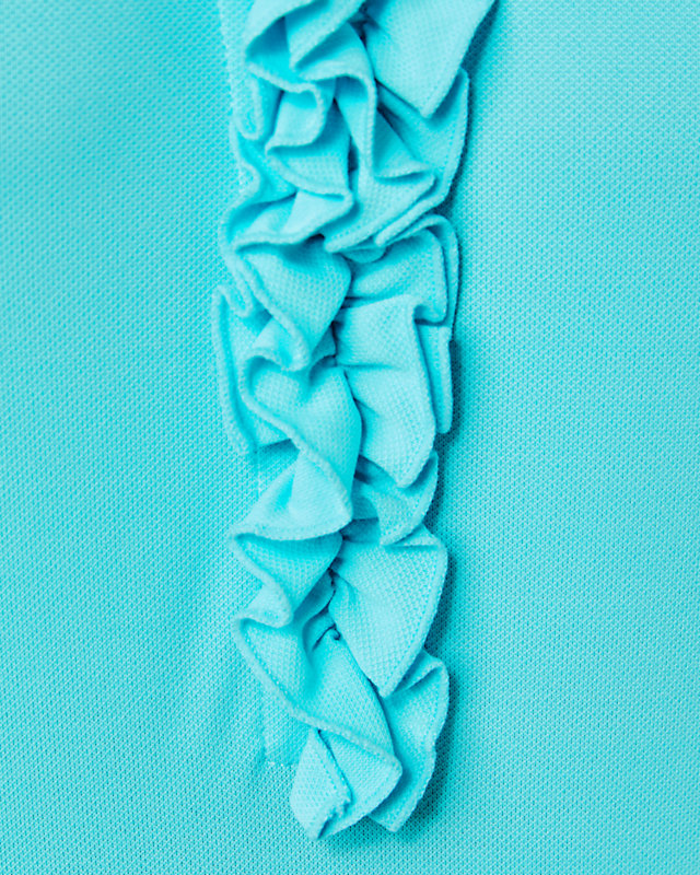 UPF 50+ Luxletic Frida Ruffle Polo Top | Lilly Pulitzer Outlet - LillypulitzerOutlets