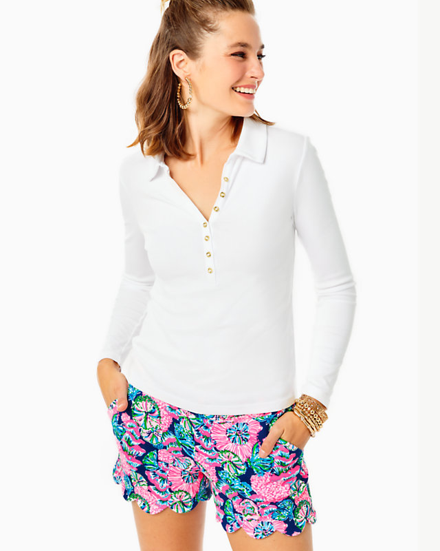 Reema Polo Top | Lilly Pulitzer Outlet | Lilly Pulitzer Outlet - LillypulitzerOutlets