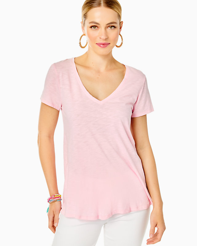 Etta V-Neck Top | Lilly Pulitzer Outlet - LillypulitzerOutlets