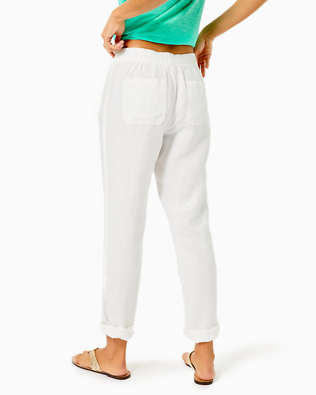 31" Taron Mid-Rise Linen Pant | Lilly Pulitzer Outlet - LillypulitzerOutlets