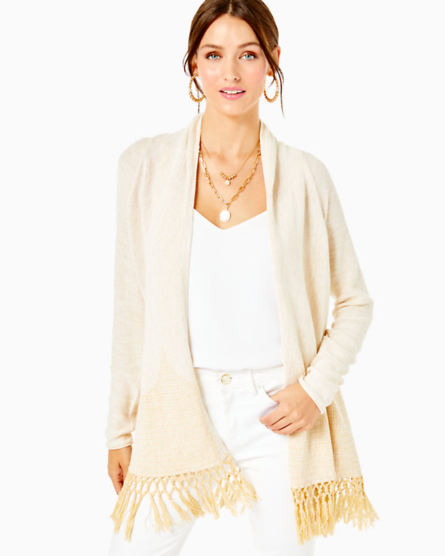 Tatum Long Fringe Hem Cardigan | Lilly Pulitzer Sale | Lilly Pulitzer Outlet - LillypulitzerOutlets