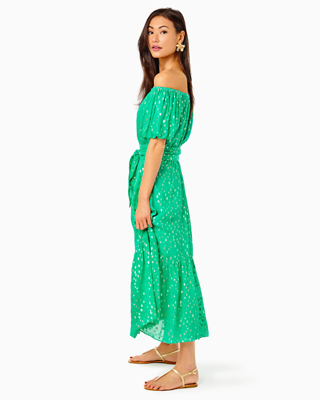 Tamie Off-the-Shoulder Midi Dress | Lilly Pulitzer Outlet - LillypulitzerOutlets