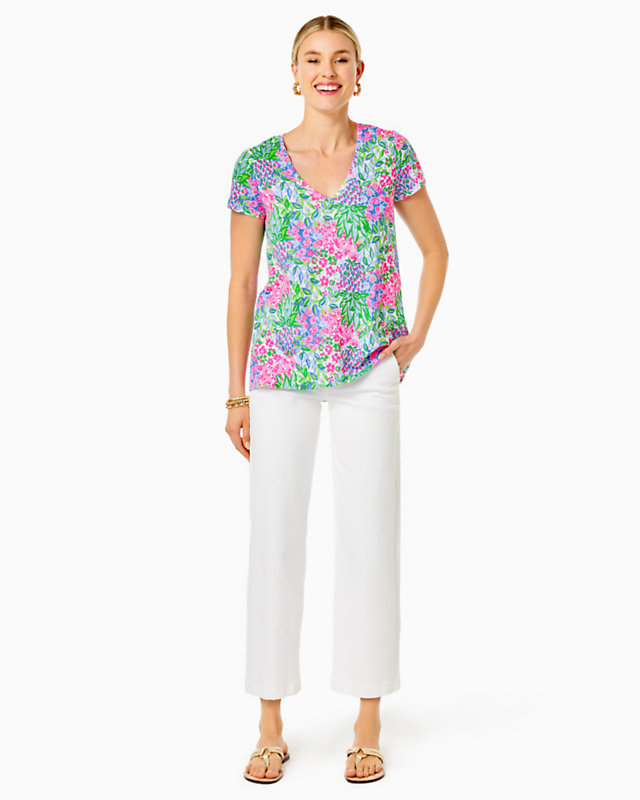 Etta V-Neck Top | Lilly Pulitzer Outlet | Lilly Pulitzer Outlet - LillypulitzerOutlets