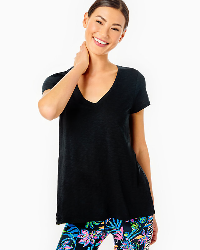 Etta V-Neck Top | Lilly Pulitzer Outlet - LillypulitzerOutlets