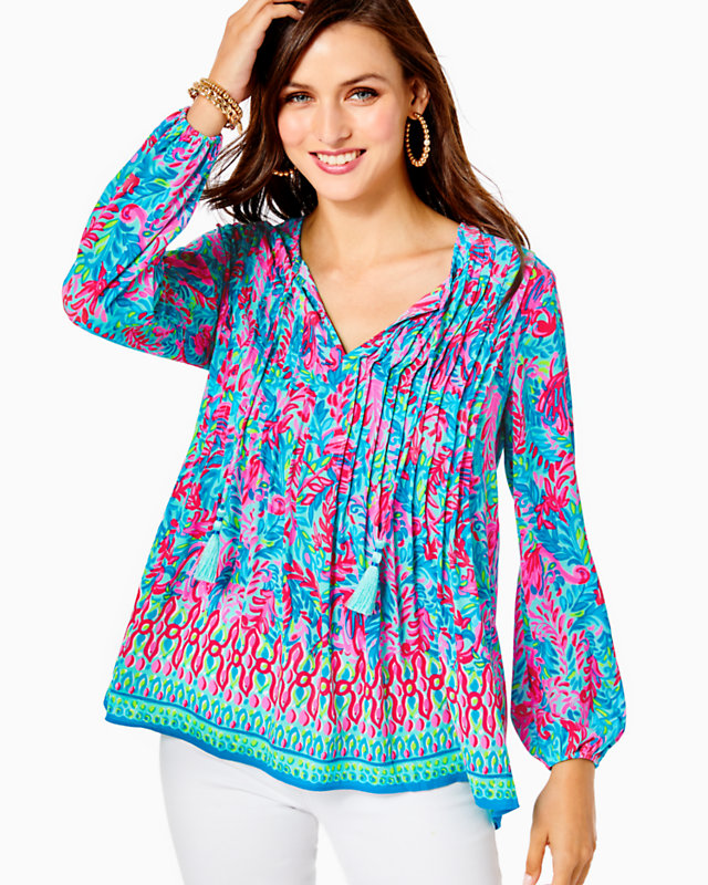 Marilina Tunic Top | Lilly Pulitzer Outlet | Lilly Pulitzer Outlet - LillypulitzerOutlets