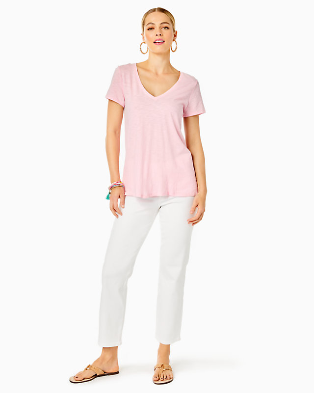 Etta V-Neck Top | Lilly Pulitzer Outlet - LillypulitzerOutlets