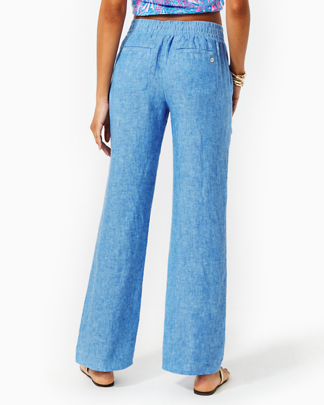 32" Deri Linen Palazzo Pant | Lilly Pulitzer Outlet - LillypulitzerOutlets