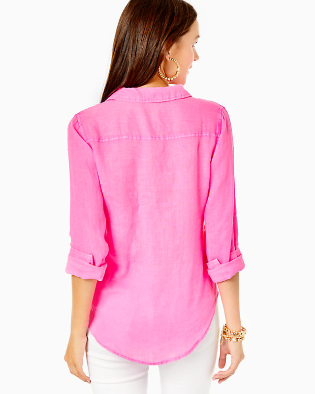 Sea View Button Down Top | Lilly Pulitzer Outlet | Lilly Pulitzer Outlet - LillypulitzerOutlets