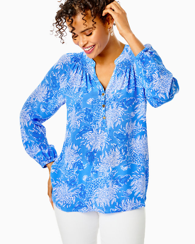 Elsa Silk Top | Lilly Pulitzer Outlet - LillypulitzerOutlets