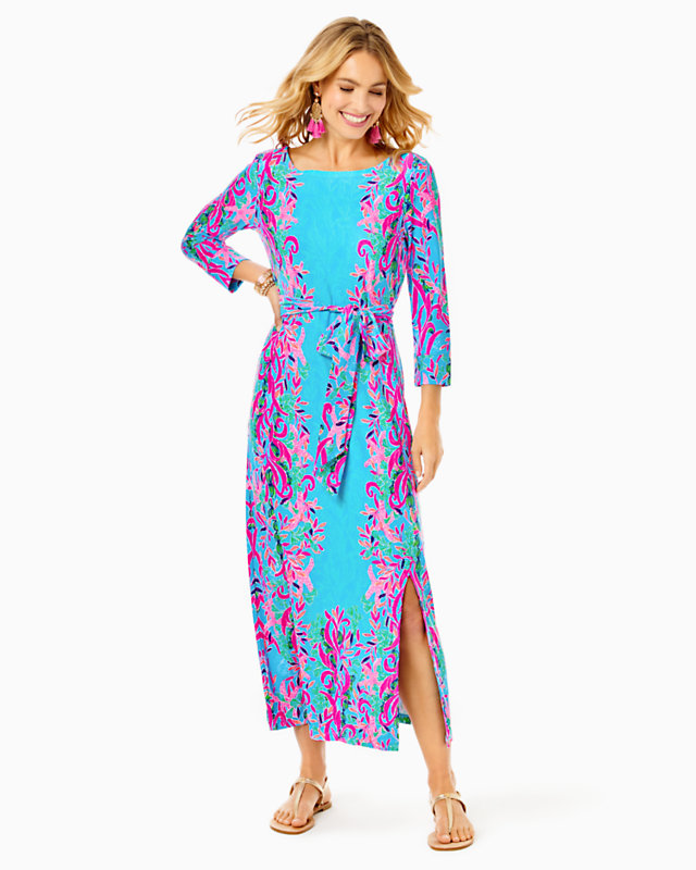 UPF 50+ Carabella Chillylilly Midi Dress | Lilly Pulitzer Outlet - LillypulitzerOutlets