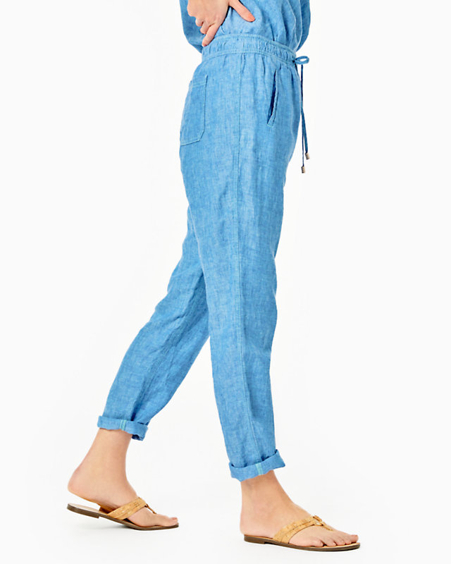 31" Taron Mid-Rise Linen Pant | Lilly Pulitzer Outlet - LillypulitzerOutlets