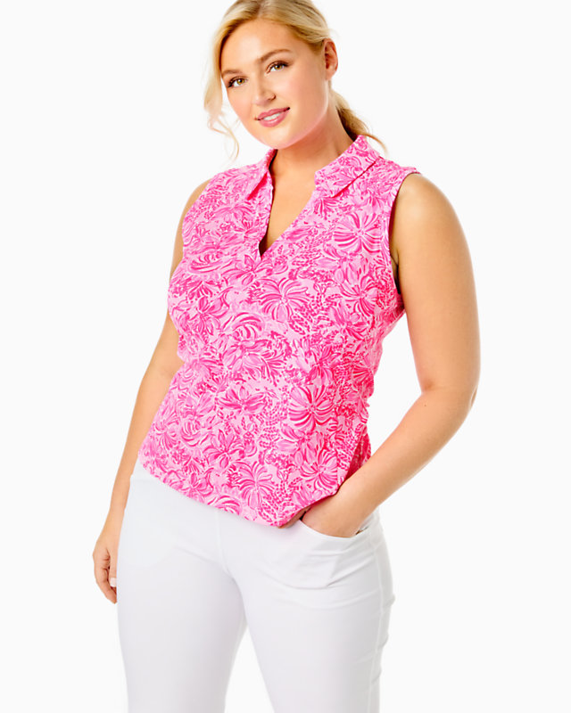 UPF 50+ Luxletic Imara Polo Top | Lilly Pulitzer Outlet - LillypulitzerOutlets