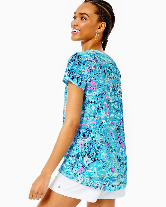 Etta V-Neck Top | Lilly Pulitzer Outlet | Lilly Pulitzer Outlet - LillypulitzerOutlets