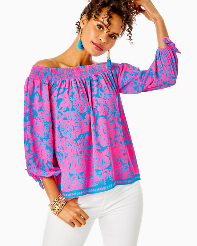 Maryellen Off-The-Shoulder Top | Lilly Pulitzer Outlet | Lilly Pulitzer Outlet - LillypulitzerOutlets