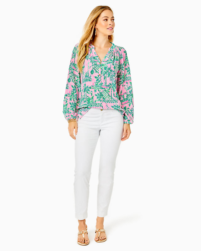 29" Kelly Textured Ankle Length Skinny Pant | Lilly Pulitzer Outlet - LillypulitzerOutlets