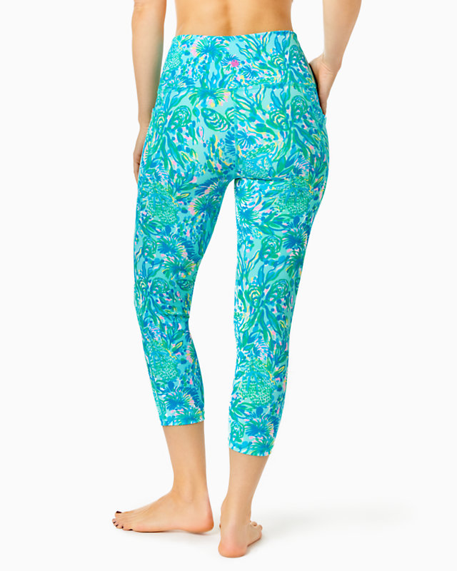 UPF 50+ Luxletic 21" South Beach High Rise Crop Legging | Lilly Pulitzer Outlet - LillypulitzerOutlets