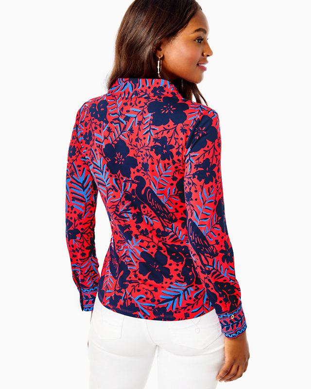 UPF 50+ ChillyLilly Marlena Button Down Top | Lilly Pulitzer Outlet | Lilly Pulitzer Outlet - LillypulitzerOutlets