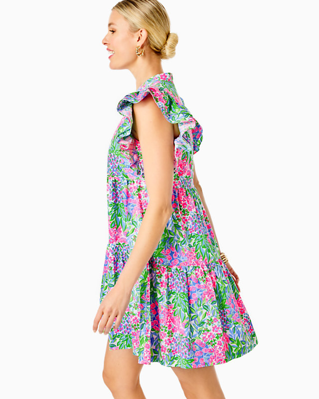 Aldena Ruffle Sleeve Cotton Dress | Lilly Pulitzer Outlet - LillypulitzerOutlets