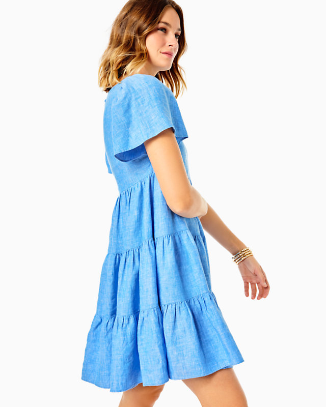 Jocelyn Short Sleeve Linen Dress | Lilly Pulitzer Outlet - LillypulitzerOutlets