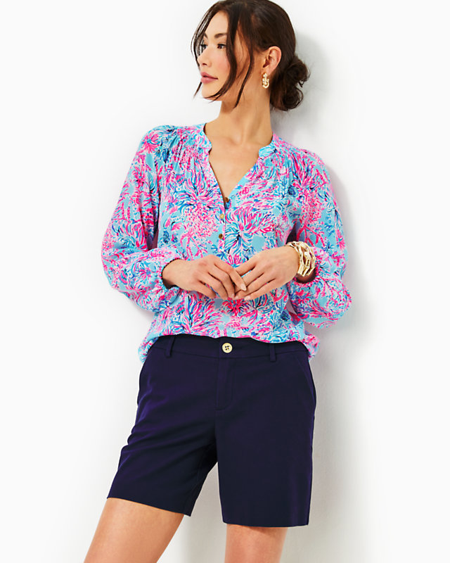 7" Shara Mid-Rise Stretch Short | Lilly Pulitzer Outlet - LillypulitzerOutlets