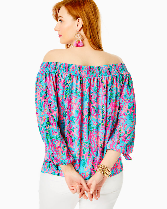 Maryellen Off-The-Shoulder Top | Lilly Pulitzer Outlet | Lilly Pulitzer Outlet - LillypulitzerOutlets