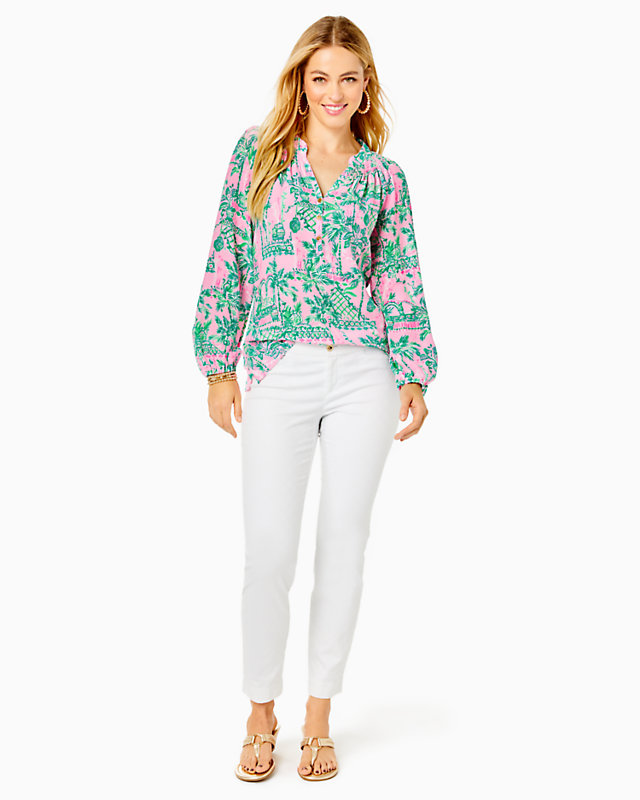 29" Kelly Textured Ankle Length Skinny Pant | Lilly Pulitzer Outlet - LillypulitzerOutlets