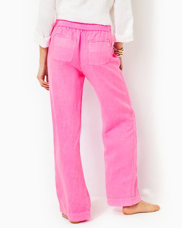 32" Deri Linen Palazzo Pant | Lilly Pulitzer Outlet - LillypulitzerOutlets