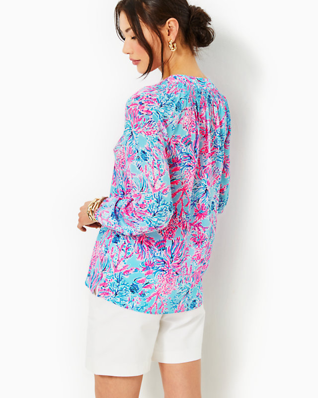 Elsa Silk Top | Lilly Pulitzer Outlet - LillypulitzerOutlets