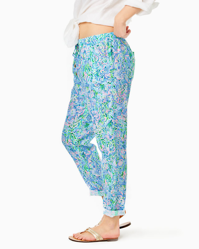 31" Taron Mid-Rise Linen Pant | Lilly Pulitzer Outlet - LillypulitzerOutlets