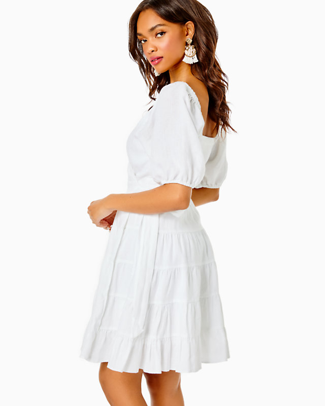 Iralee Linen Wrap Dress | Lilly Pulitzer Outlet - LillypulitzerOutlets