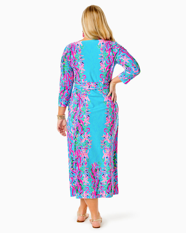 UPF 50+ Carabella Chillylilly Midi Dress | Lilly Pulitzer Outlet - LillypulitzerOutlets