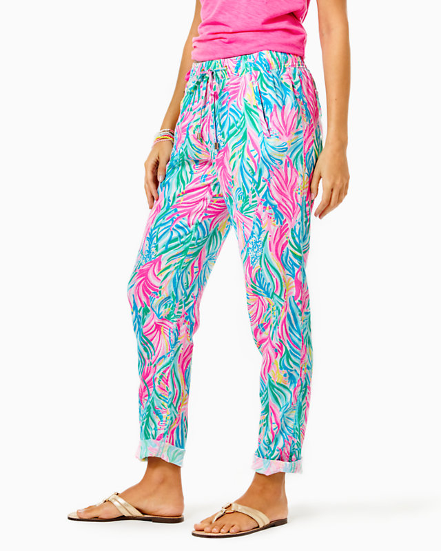 31" Taron Mid-Rise Linen Pant | Lilly Pulitzer Outlet - LillypulitzerOutlets