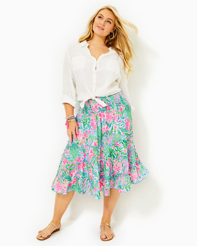 Deavan Midi Skirt | Lilly Pulitzer Outlet - LillypulitzerOutlets