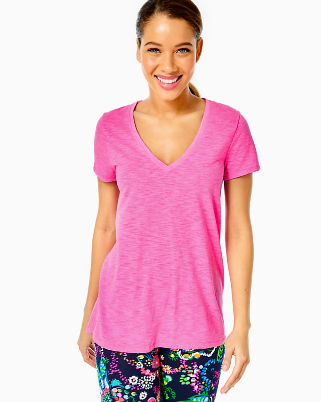 Etta V-Neck Top | Lilly Pulitzer Outlet - LillypulitzerOutlets