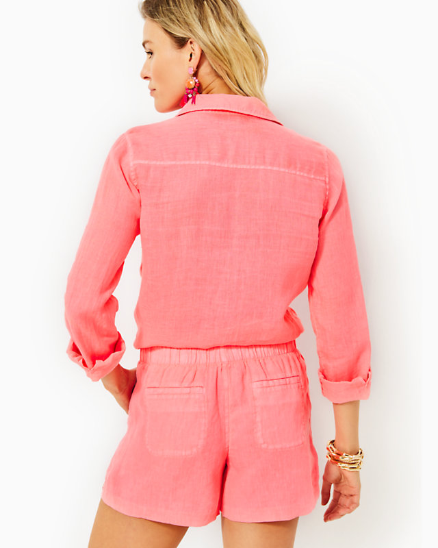 4" Lilo Linen Short | Lilly Pulitzer Outlet - LillypulitzerOutlets