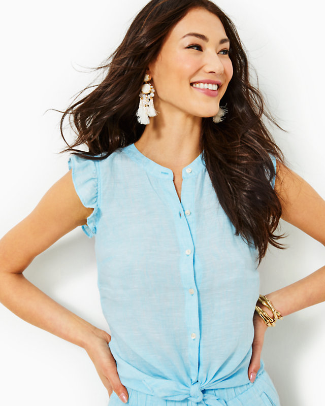 Briette Button Down Top | Lilly Pulitzer Outlet | Lilly Pulitzer Outlet - LillypulitzerOutlets