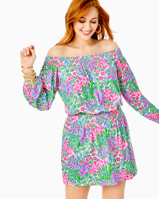 Cyla Off-The-Shoulder Romper | Lilly Pulitzer Outlet - LillypulitzerOutlets