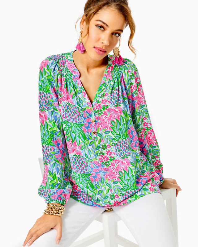 Elsa Silk Top | Lilly Pulitzer Outlet | Lilly Pulitzer Outlet - LillypulitzerOutlets