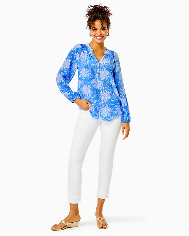 Elsa Silk Top | Lilly Pulitzer Outlet - LillypulitzerOutlets