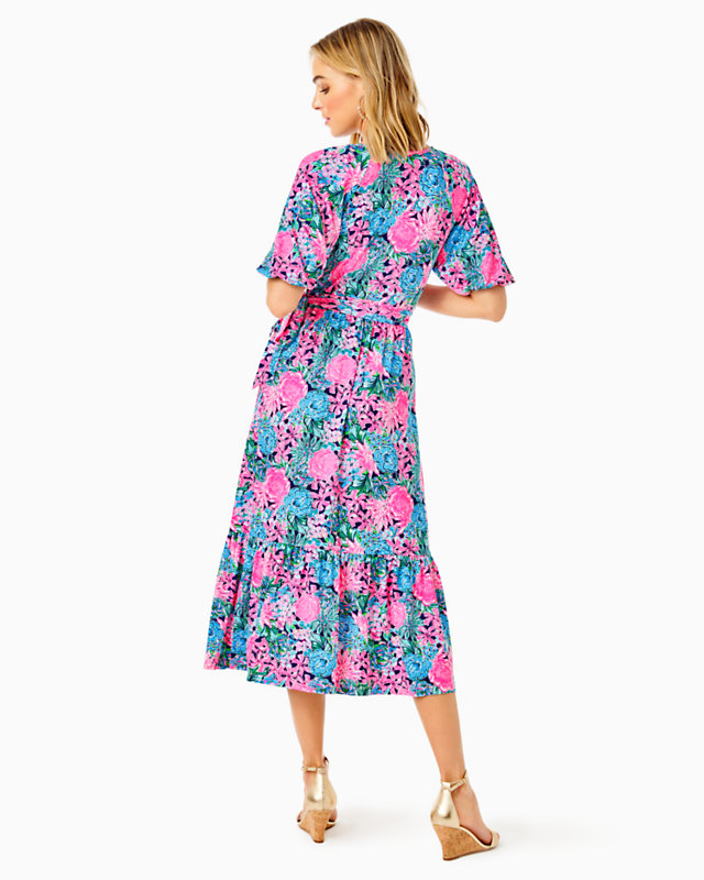 Brantley Midi Wrap Dress | Lilly Pulitzer Outlet - LillypulitzerOutlets